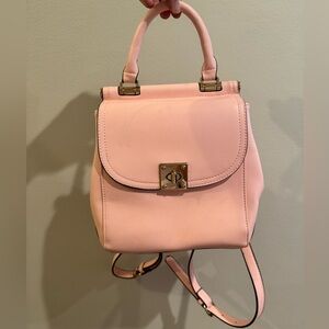 NWOT Blush Pink Backpack Purse